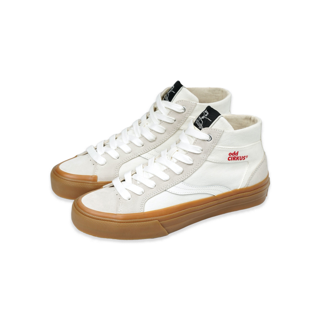 odd CIRKUS PROTOTYPE ASTLEY HIGH 生膠帆布鞋 高筒  白布膠底