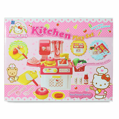 《 HELLO KITTY 》流理台瓦斯爐玩具組