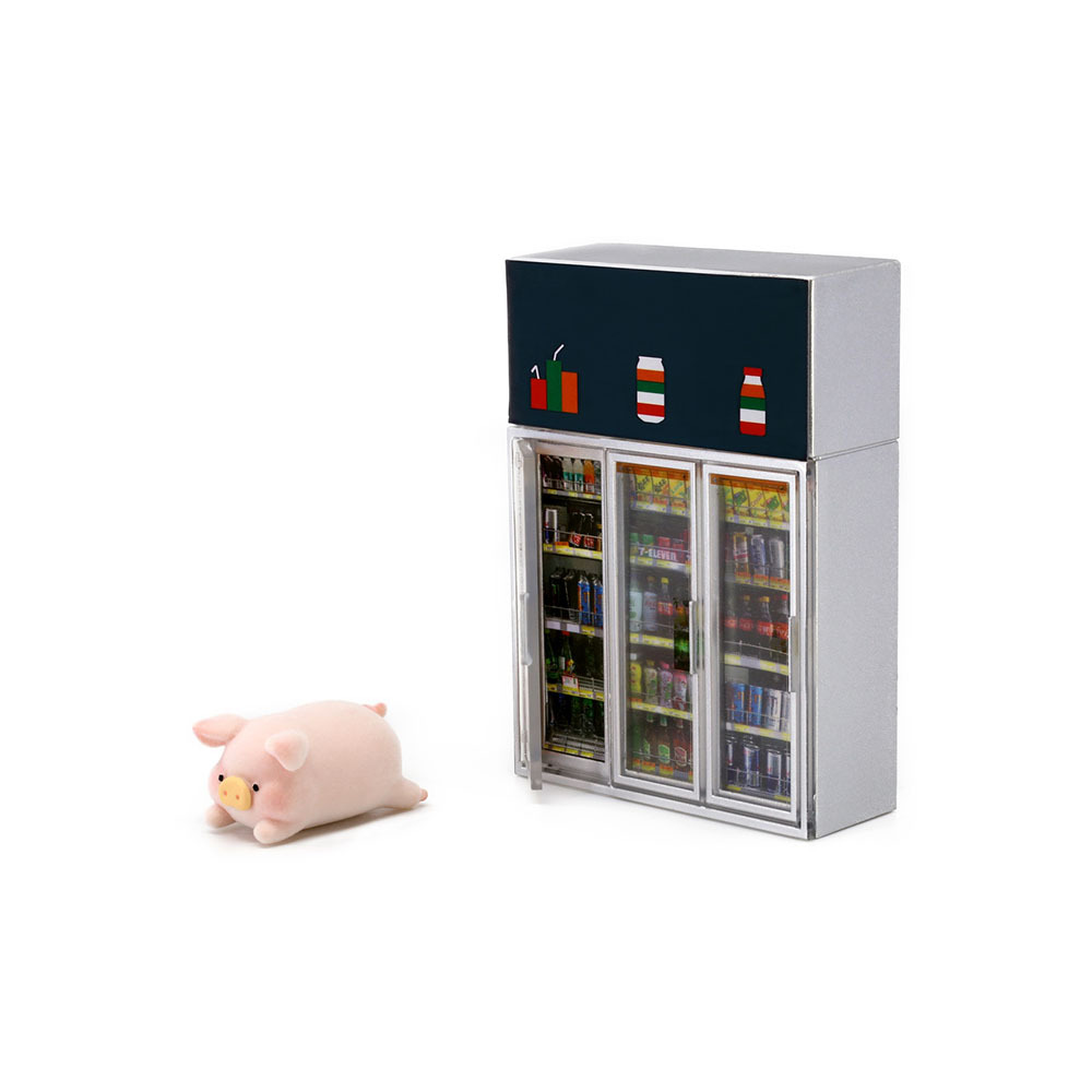 《 Lulu豬 X 7-11 》2C 迷你飲品櫃xLuLu