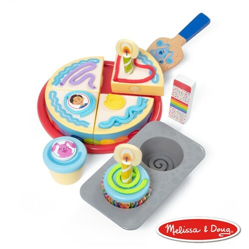 《 美國 Melissa & Doug 》 玩食趣-生日蛋糕遊戲組, Blue's Clue & You!