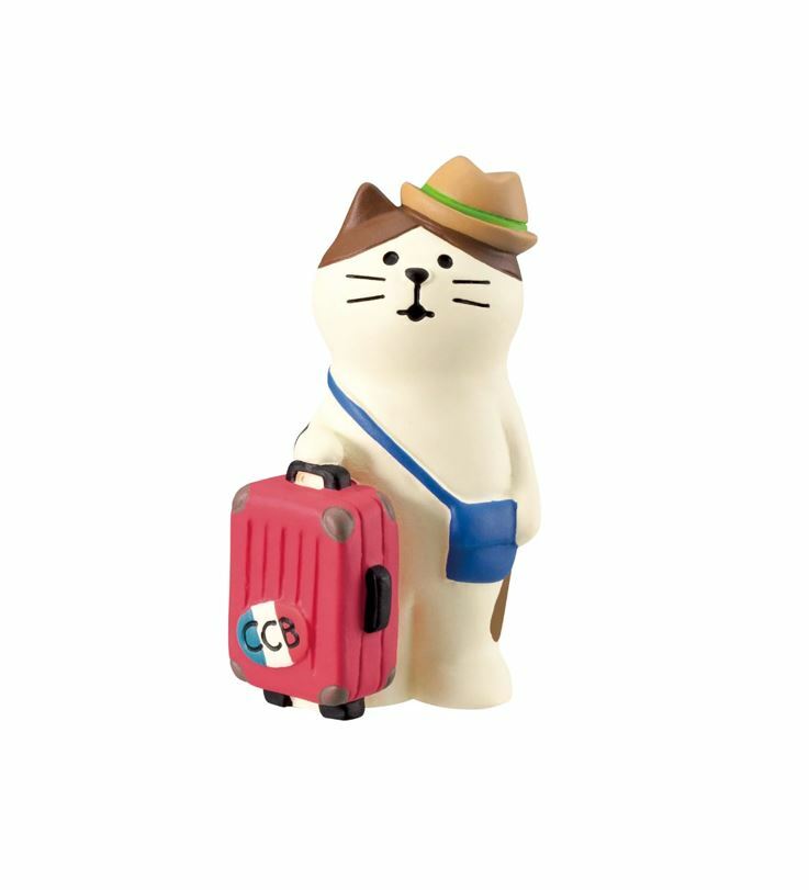 日本Decole Concombre系列 行李箱貓