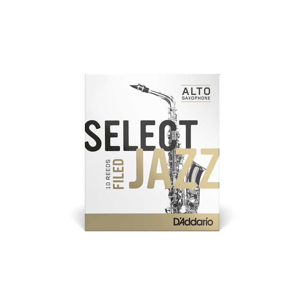 D'Addario Jazz FILED系列 10片裝 法式切法 中音 Alto saxophone 薩克斯風竹片  2~4號 SOFT/ MEDIUM/HARD