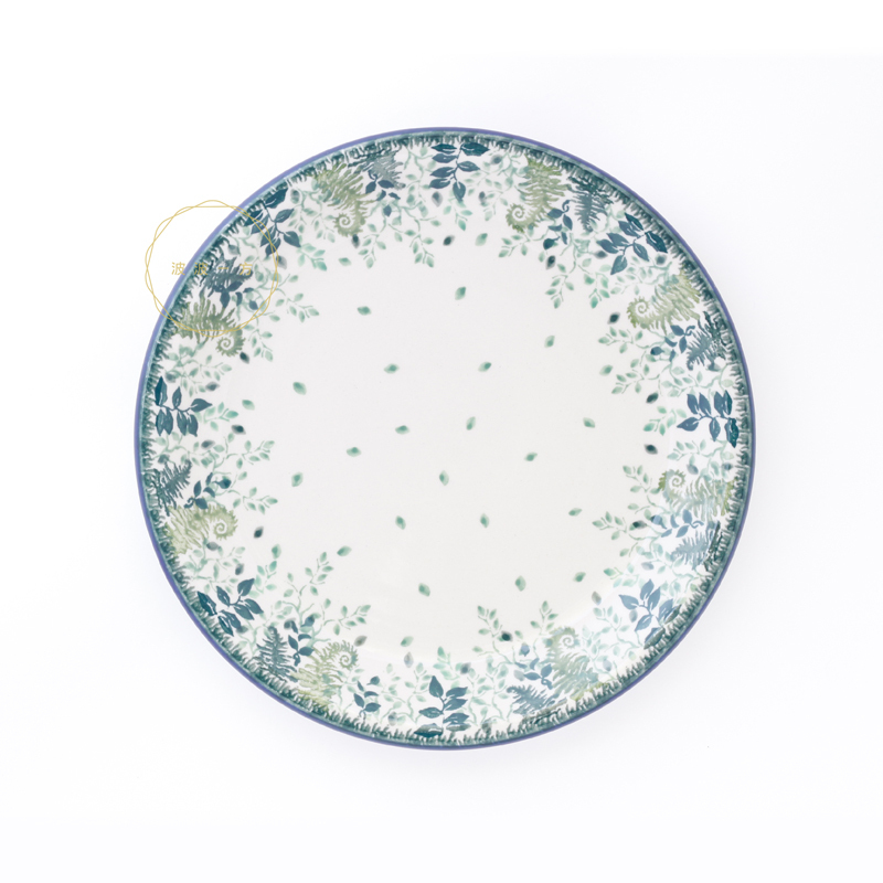 圓盤-Ø21cm-蕨類植物