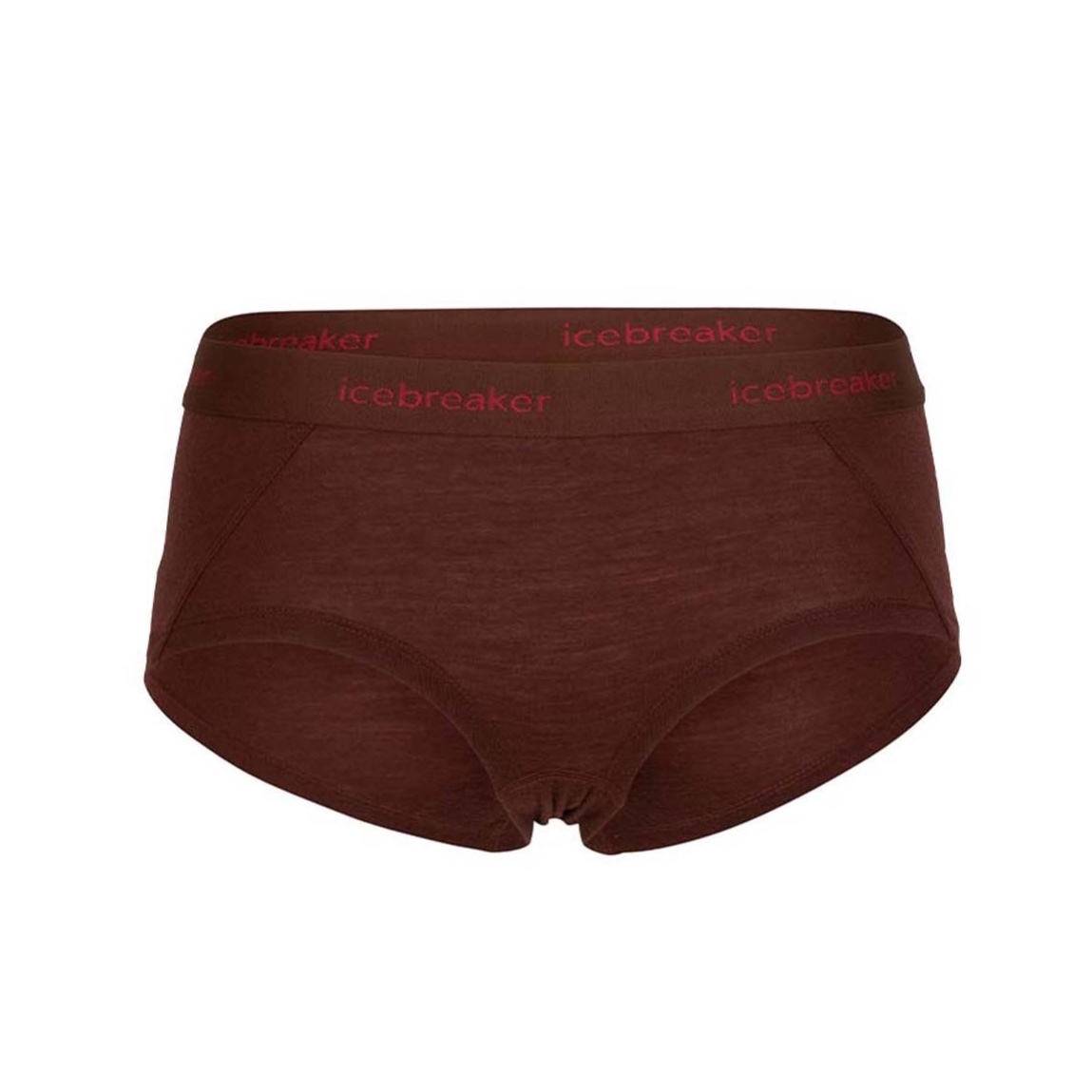 icebreaker Sprite 女款 羊毛四角內褲-BF150-酒紅