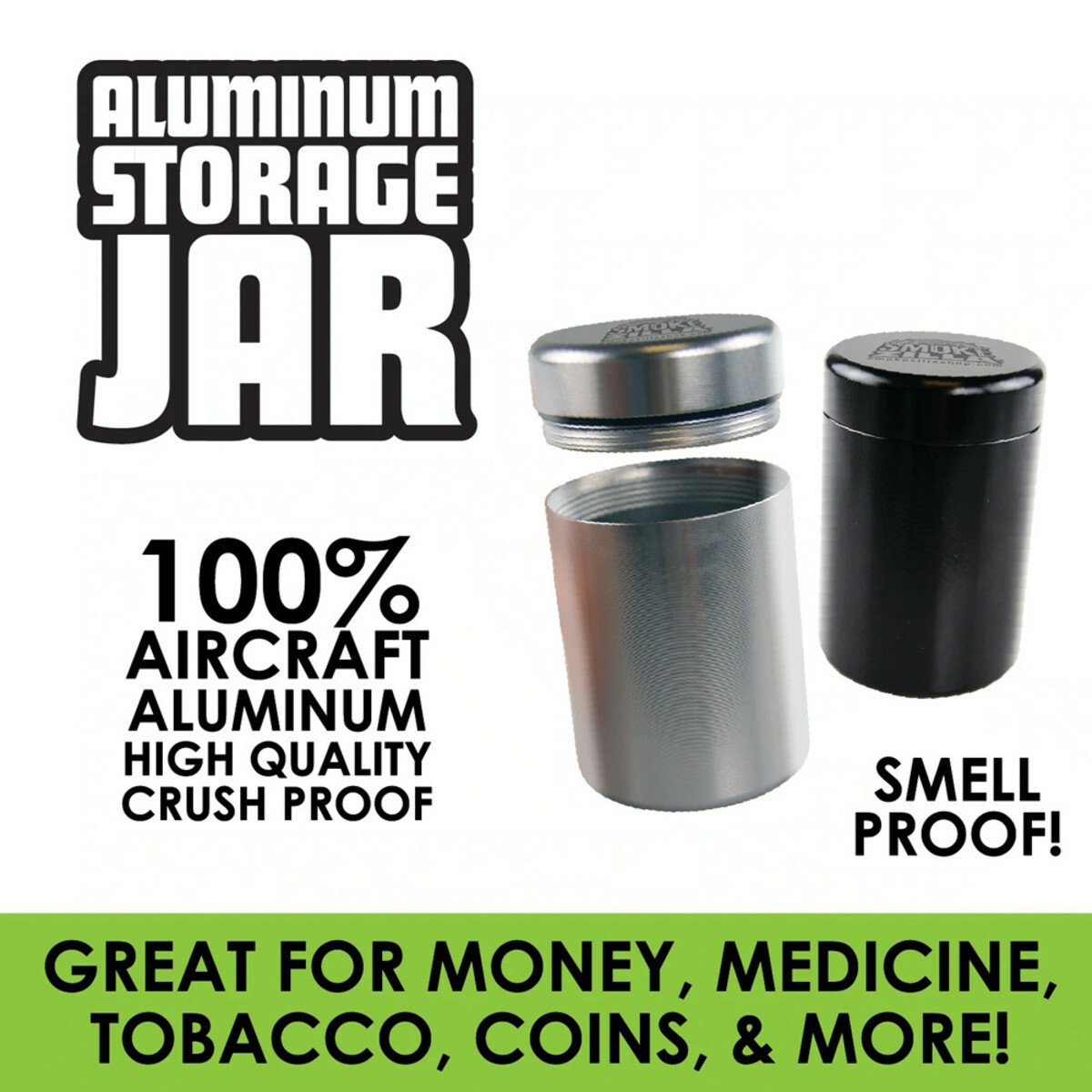 SMOKEZILLA SMELL PROOF STORAGE JAR