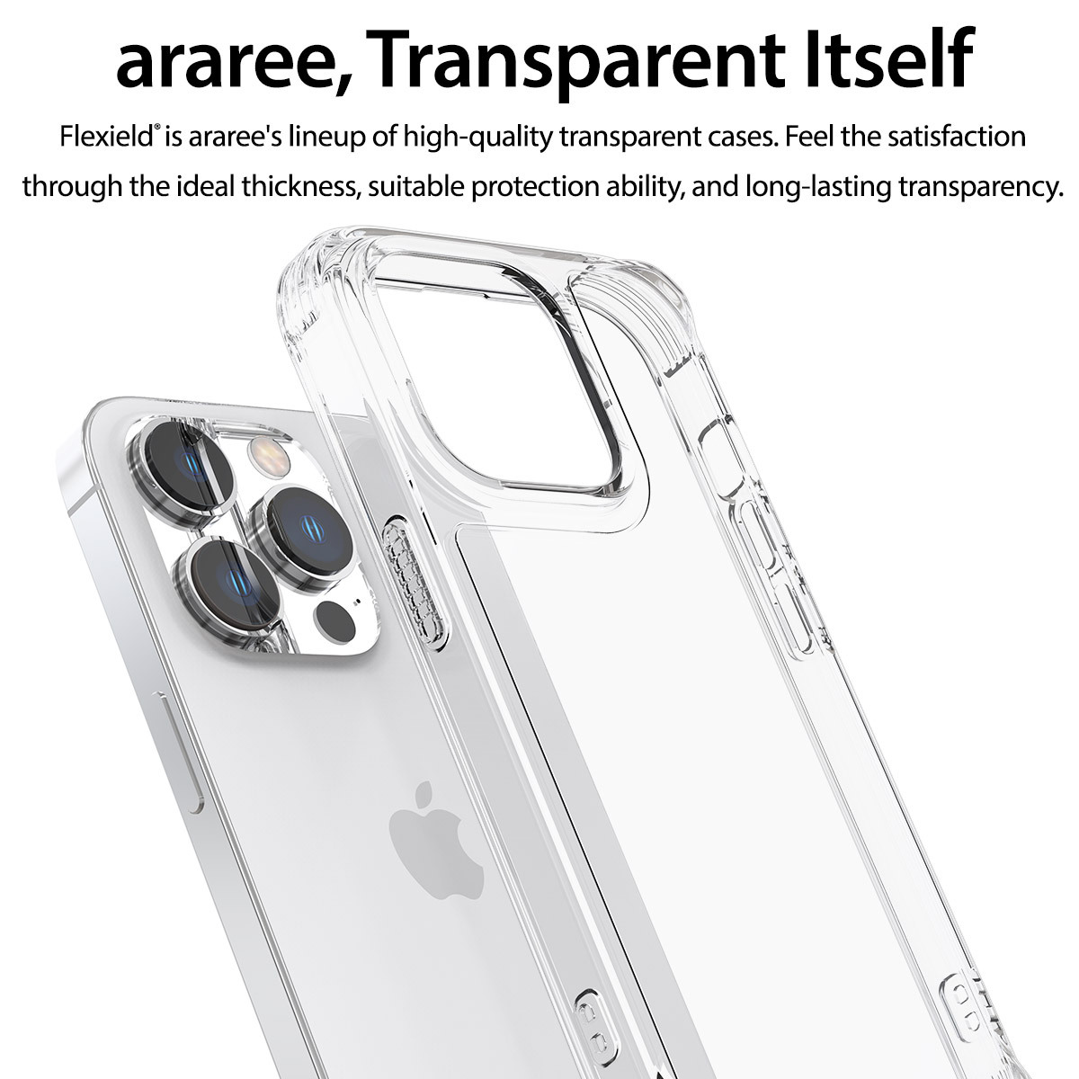 araree 韓國製 Flexield 透明防撞手機殼 |iPhone 14/15 Plus