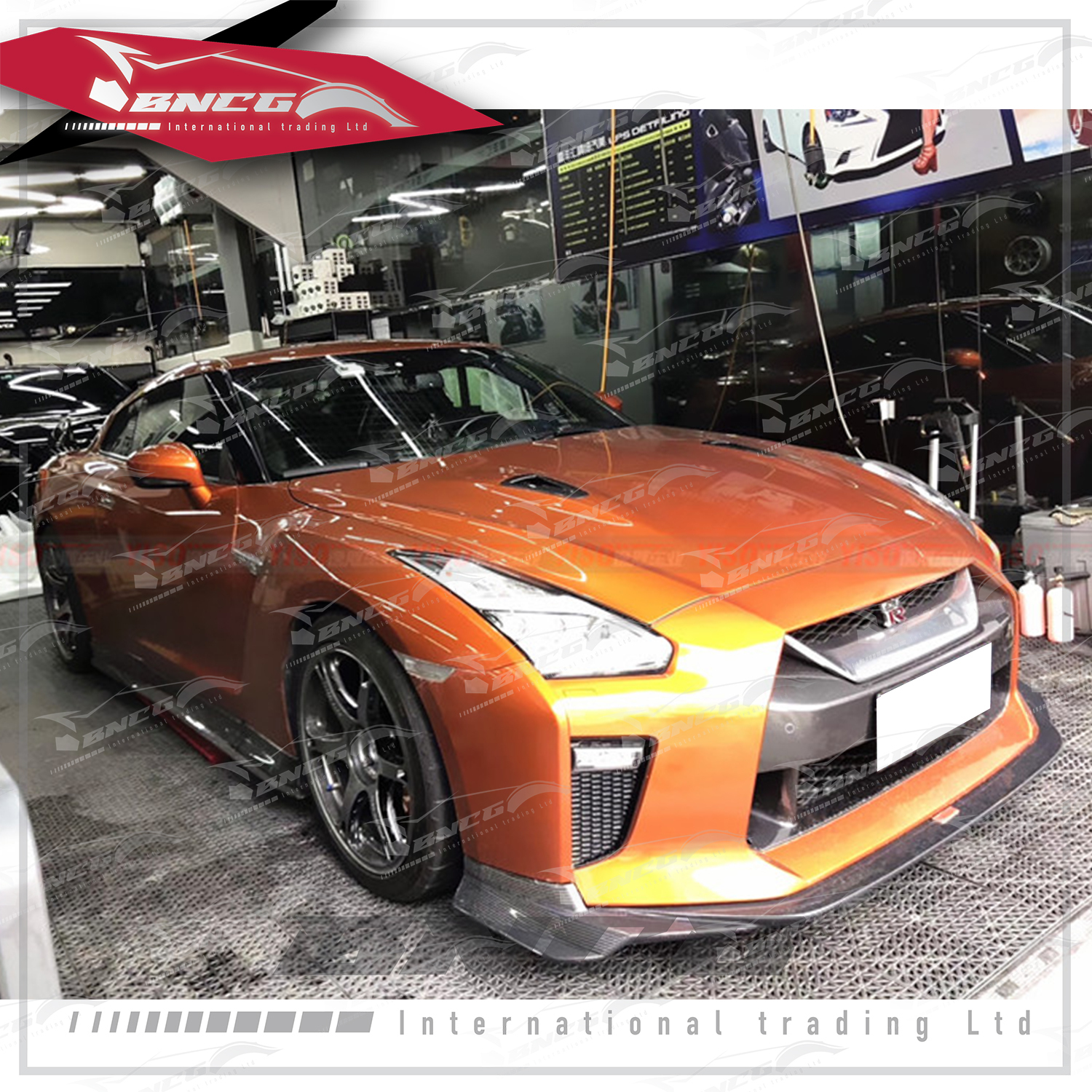 日產 Nissan 東瀛戰神 GTR R35 17-18年 碳纖維 外觀件 空力套件 Varis款 前導流 側裙 尾翼