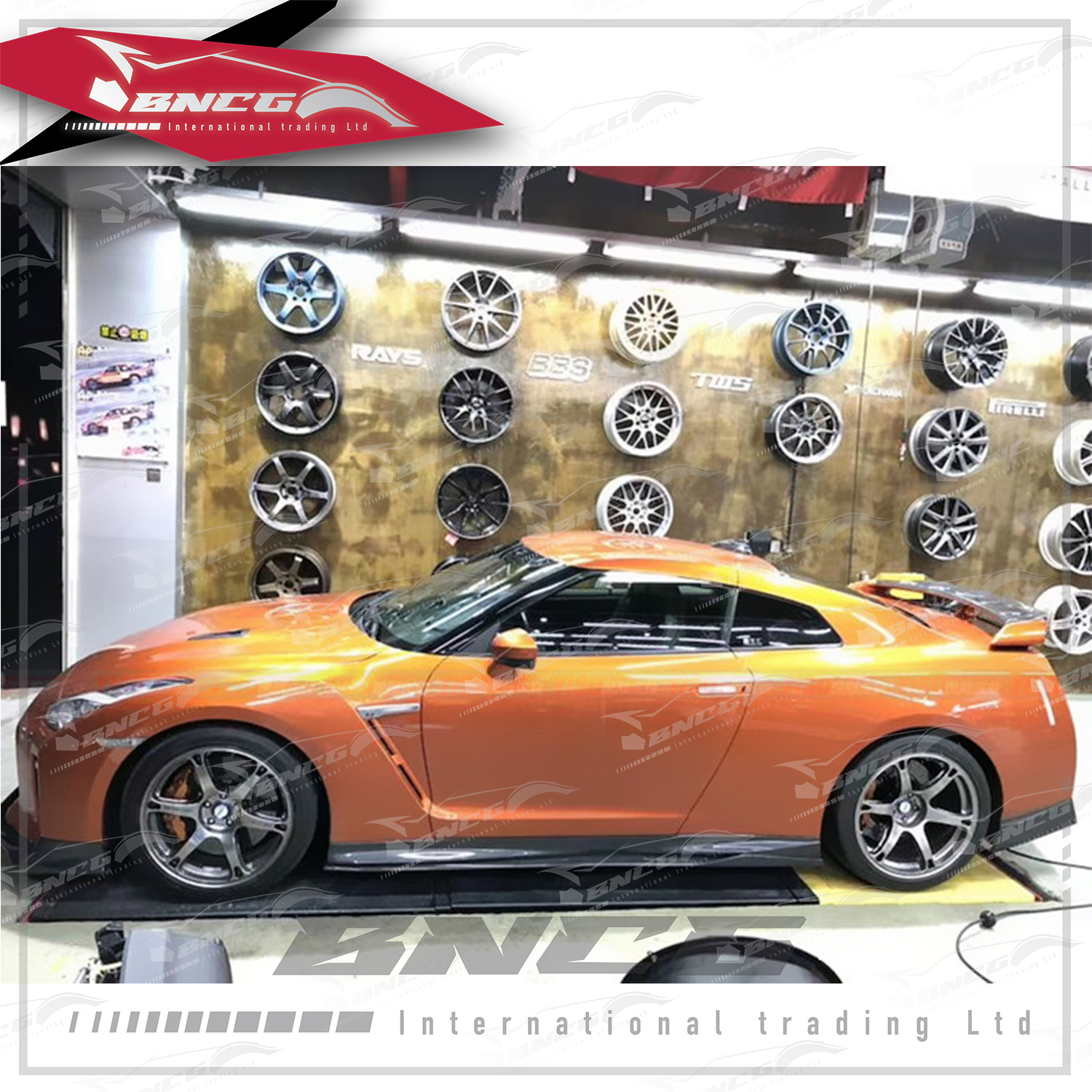 日產 Nissan 東瀛戰神 GTR R35 17-18年 碳纖維 外觀件 空力套件 Varis款 前導流 側裙 尾翼