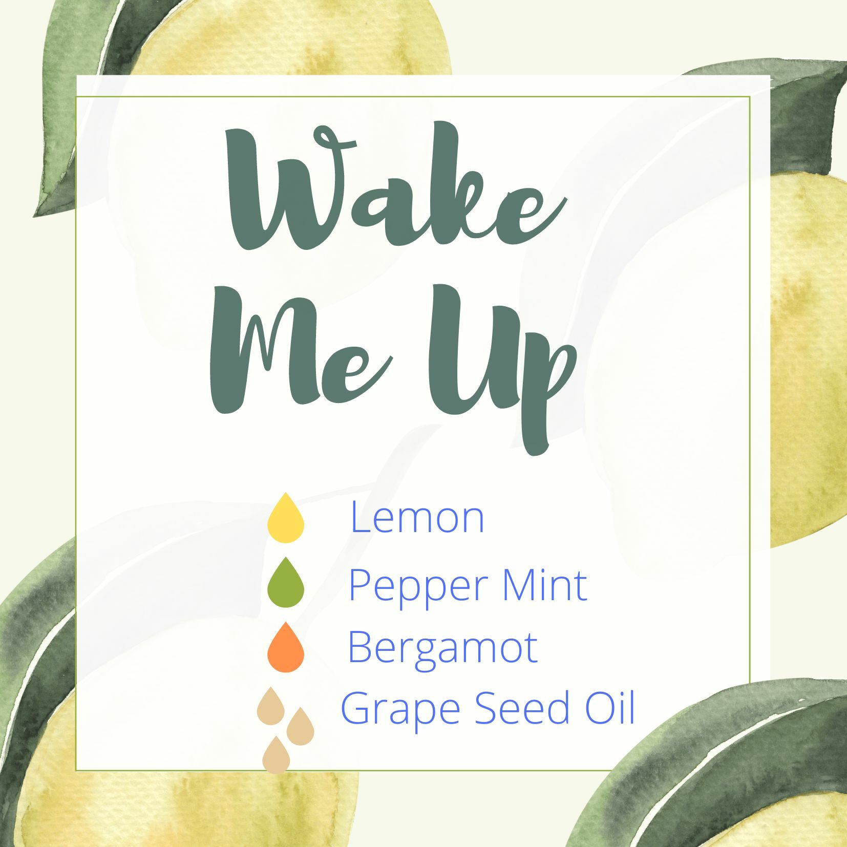天然香薰紓緩按摩精油 - Wake Me Up