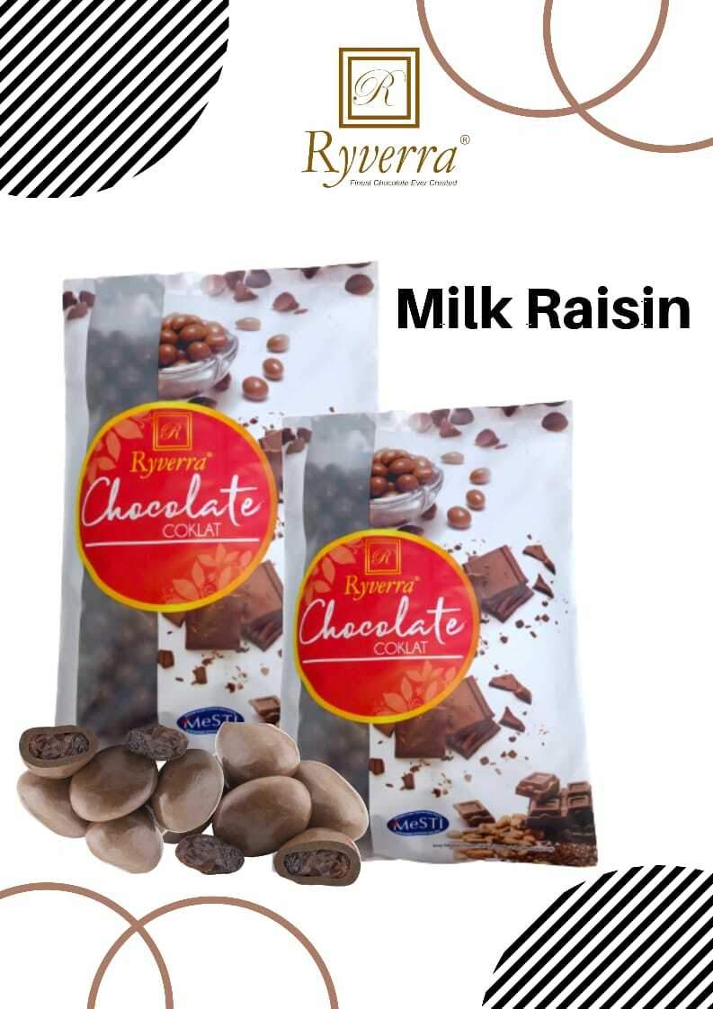 Milk Raisin Premium Compound Chocolate 1kg
