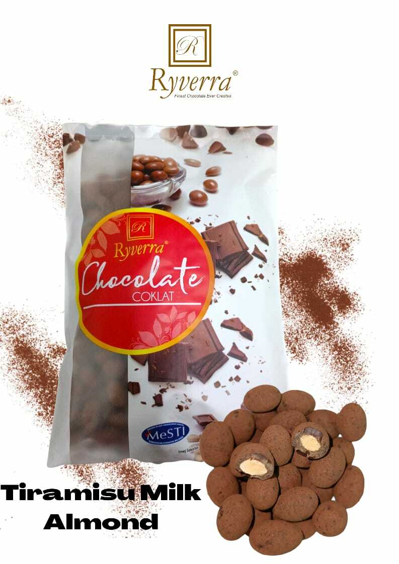 Tiramisu Milk Almond Premium Compound Chocolate 1kg
