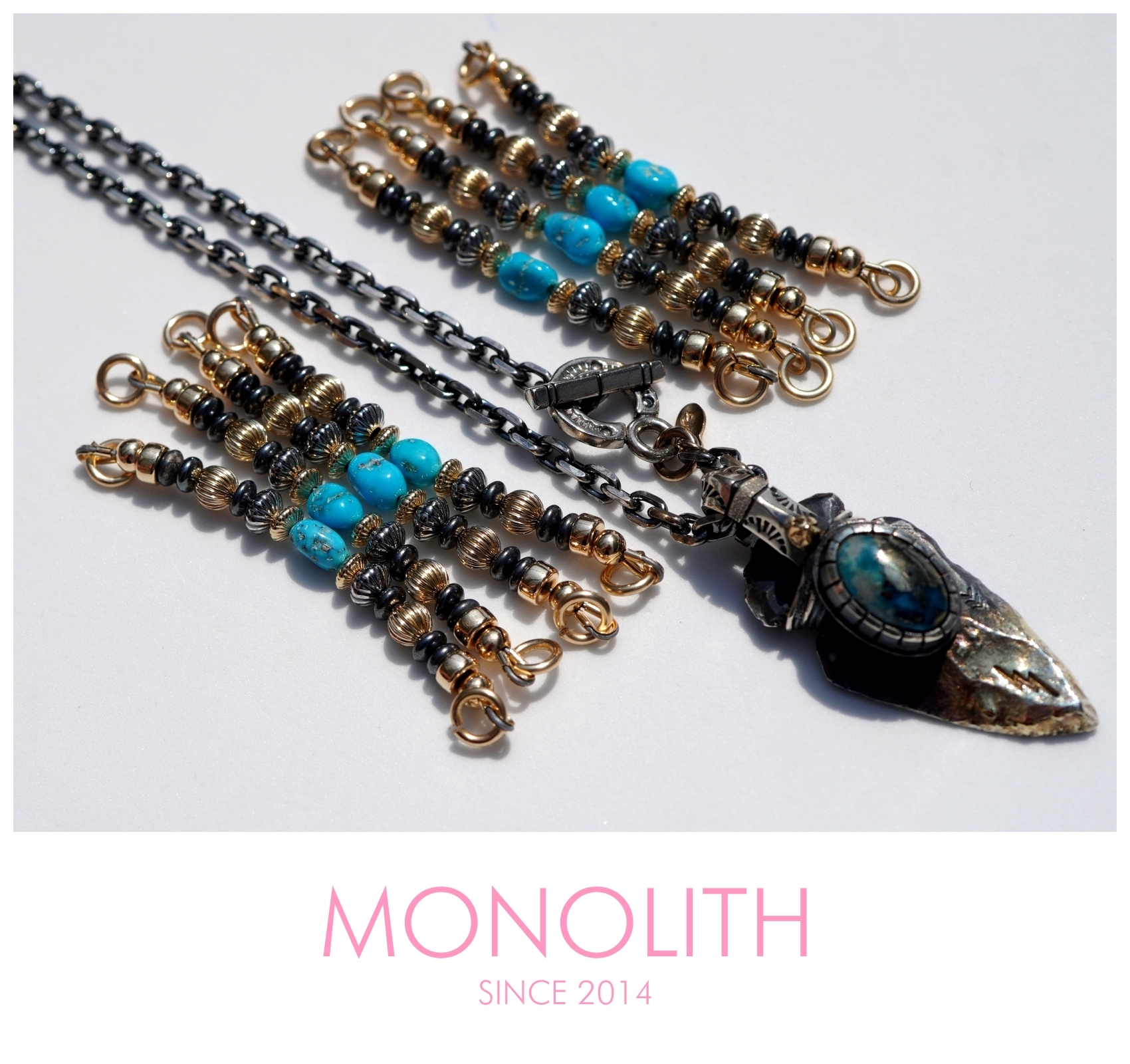 綠松石串珠【延長鍊】