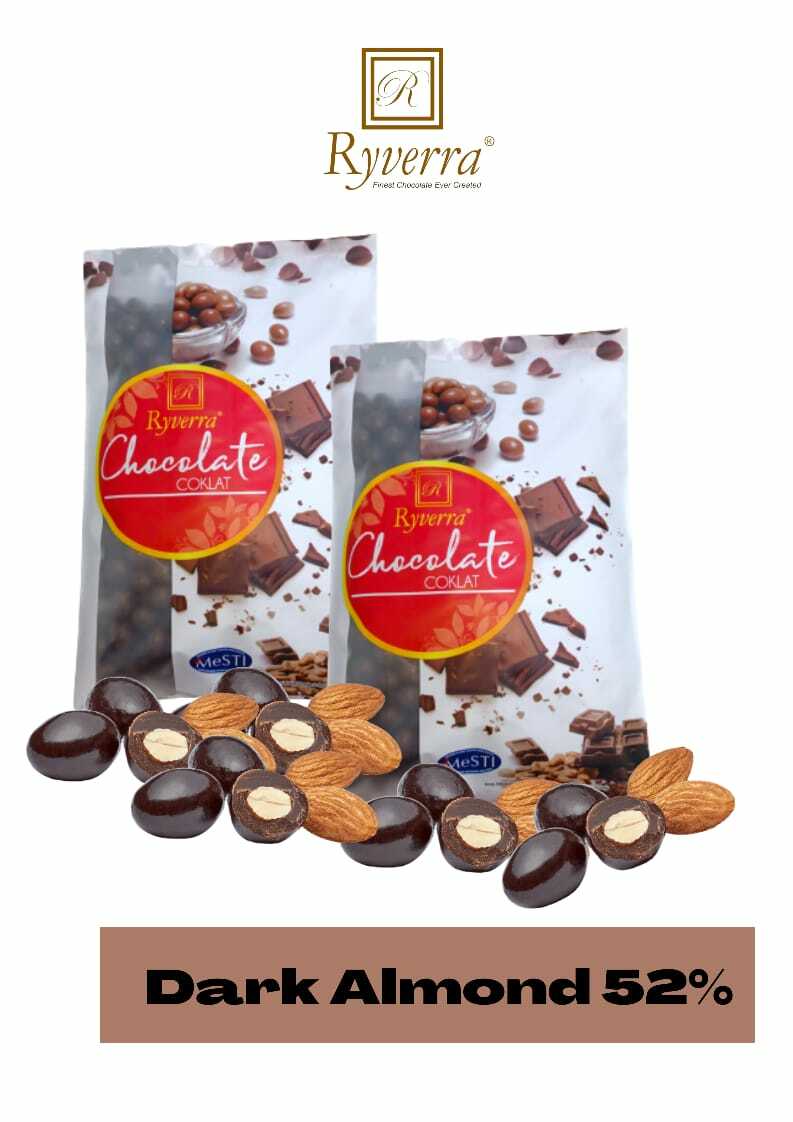 Dark Almond 52% Premium Fine Chocolate