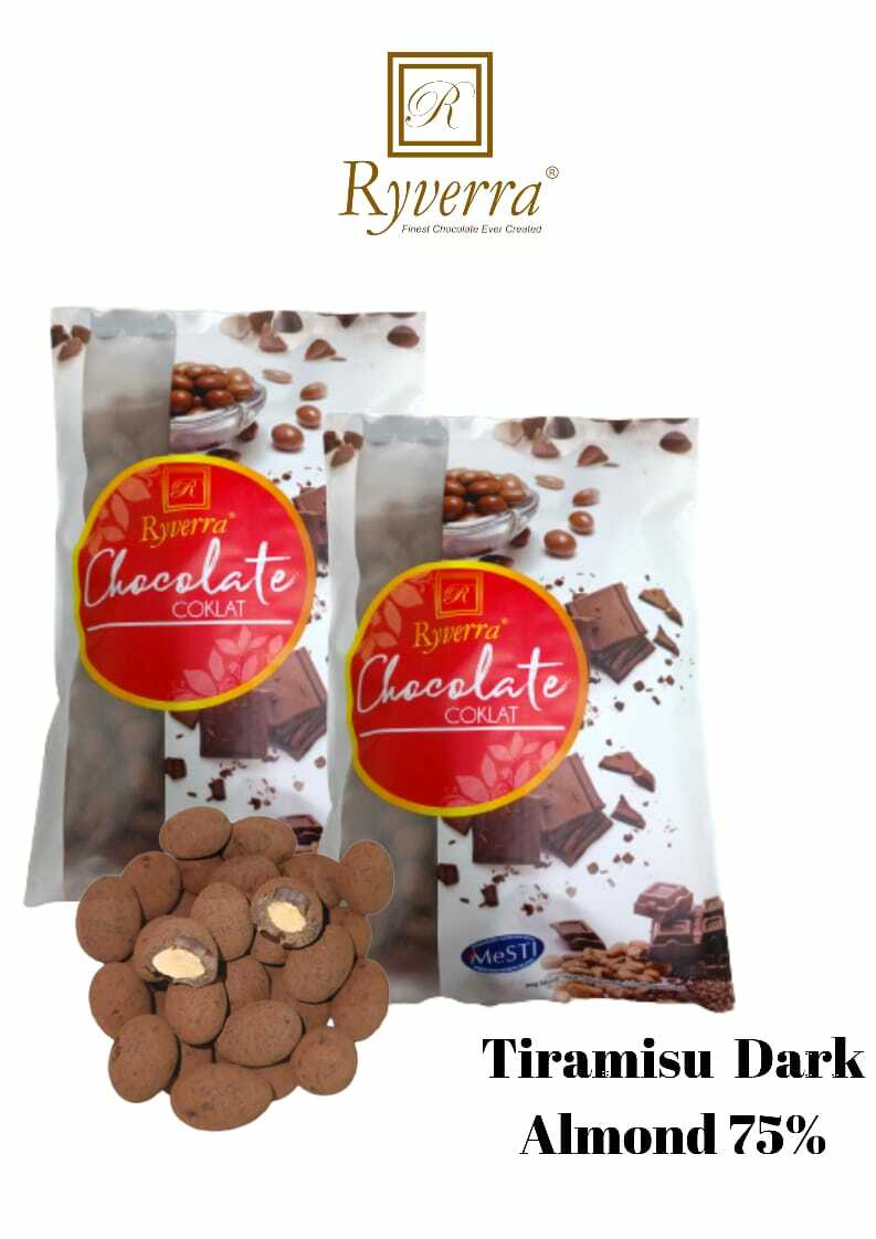 Tiramisu Dark Almond 75% Premium Fine Chocolate 1kg