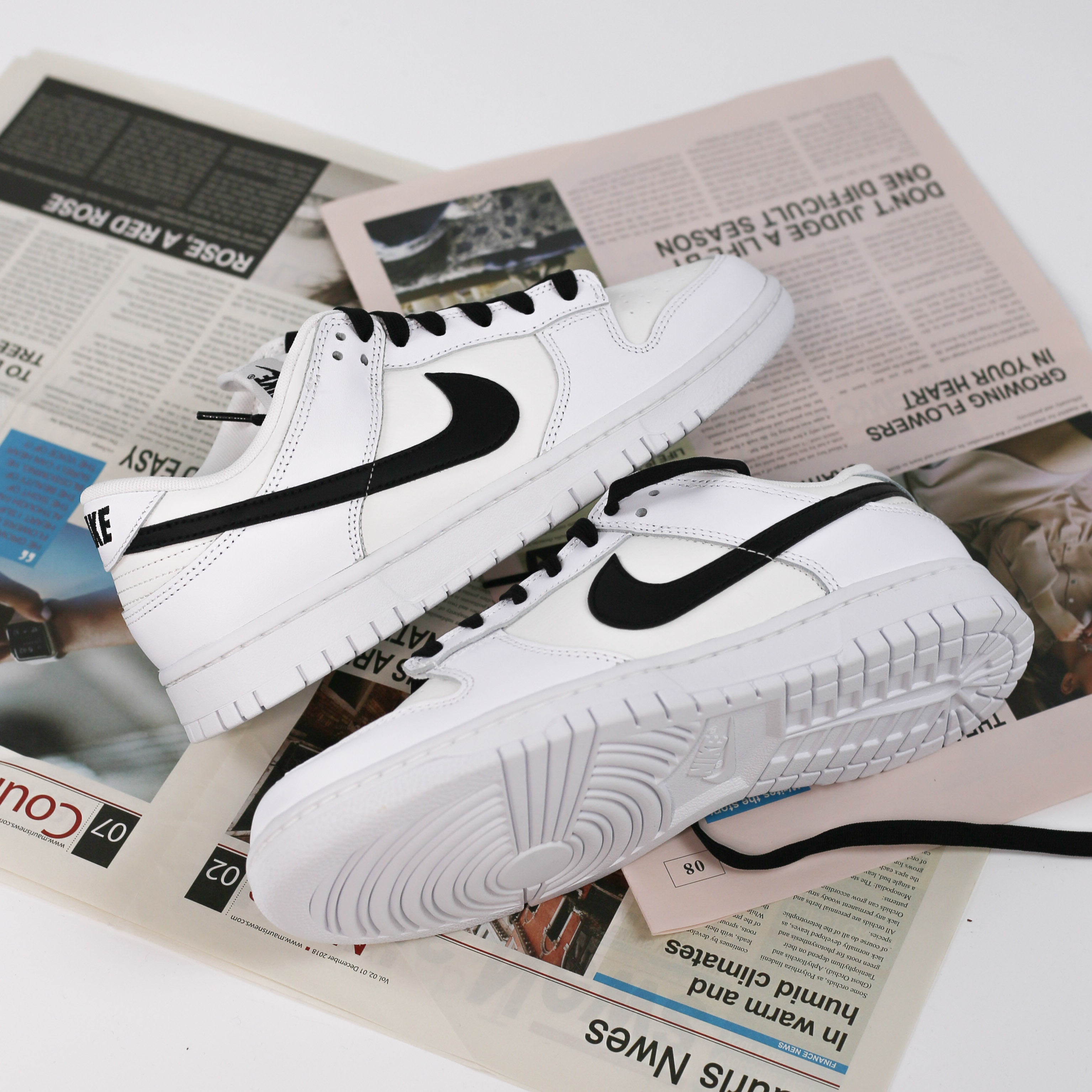 Nike Dunk Low "Reverse Panda" 白黑 反轉熊貓 DJ6188-101