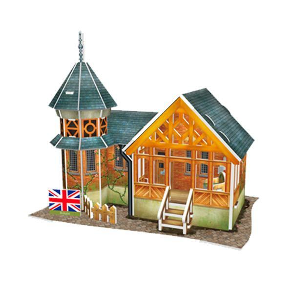 《 Cubic Fun 3D 立體拼圖 》世界之窗系列 - 英國典雅別墅