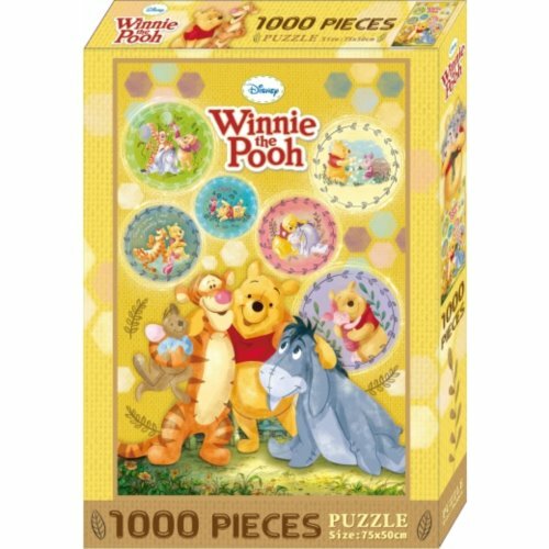 《 Disney 迪士尼 》小熊維尼 1000片盒裝拼圖(B)