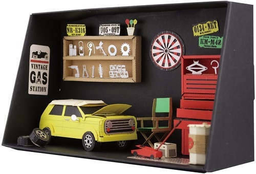 《 paper nano 紙拼圖 》PN-126 美式車庫