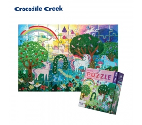 【 美國Crocodile Creek 】幻彩雷射拼圖-彩虹小馬