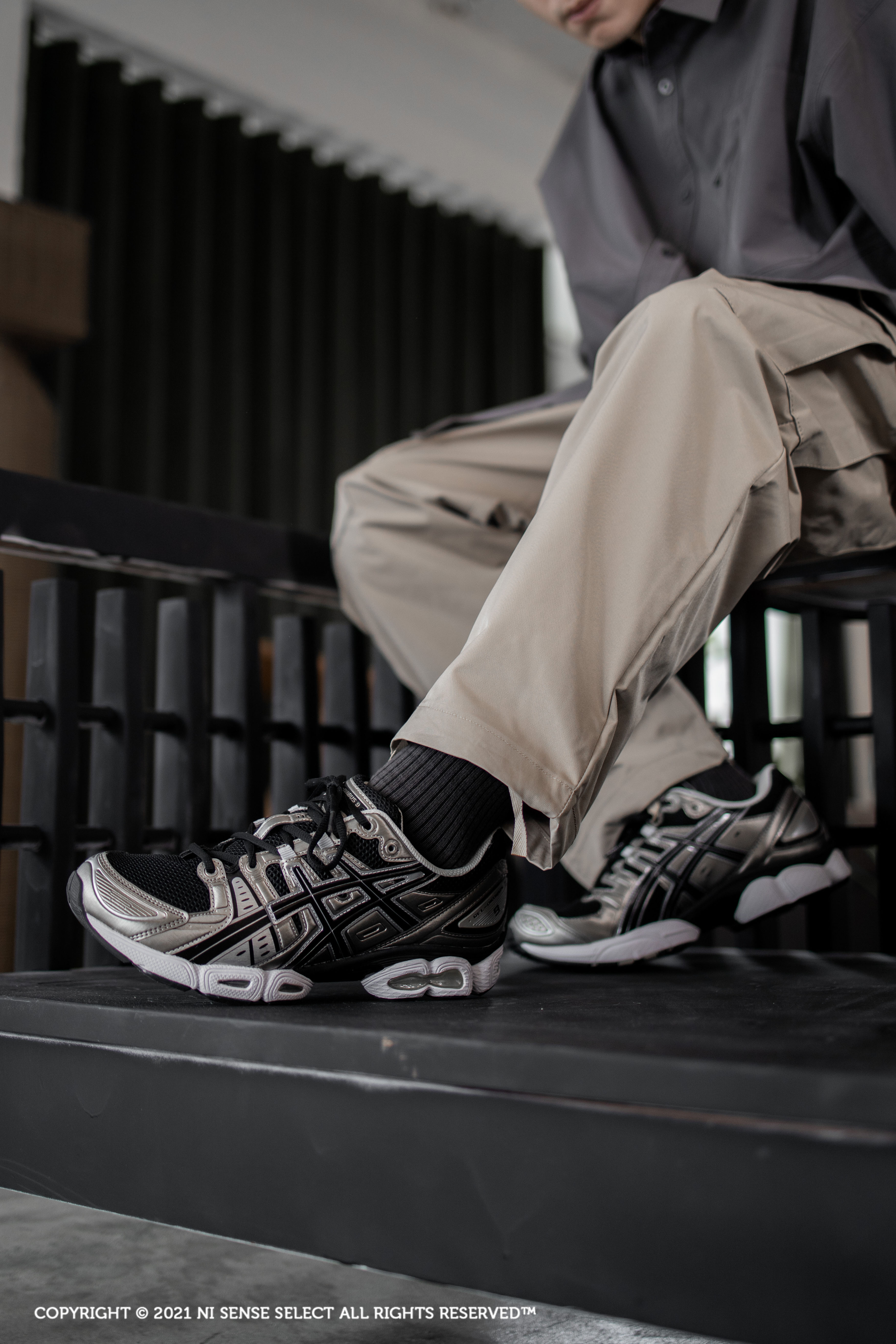 Asics GEL-NIMBUS 9 黑銀