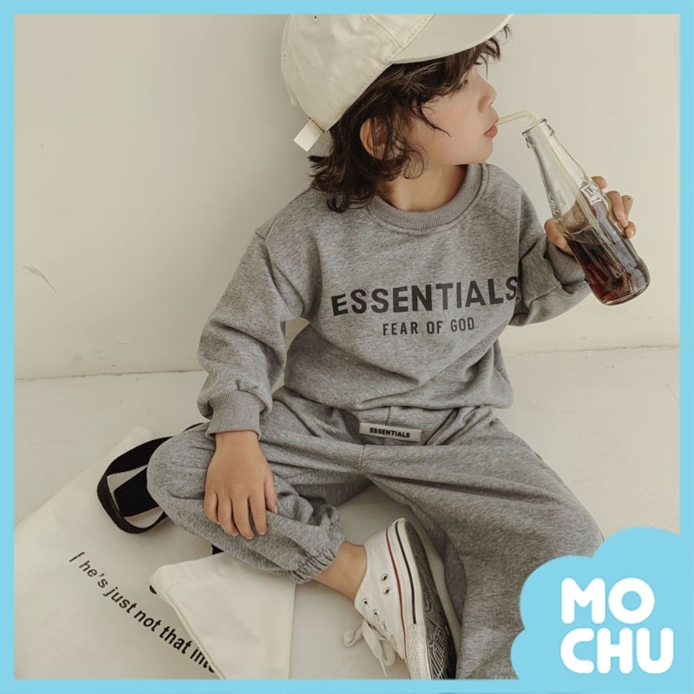 復古FOG衛衣休閒套裝(三色)