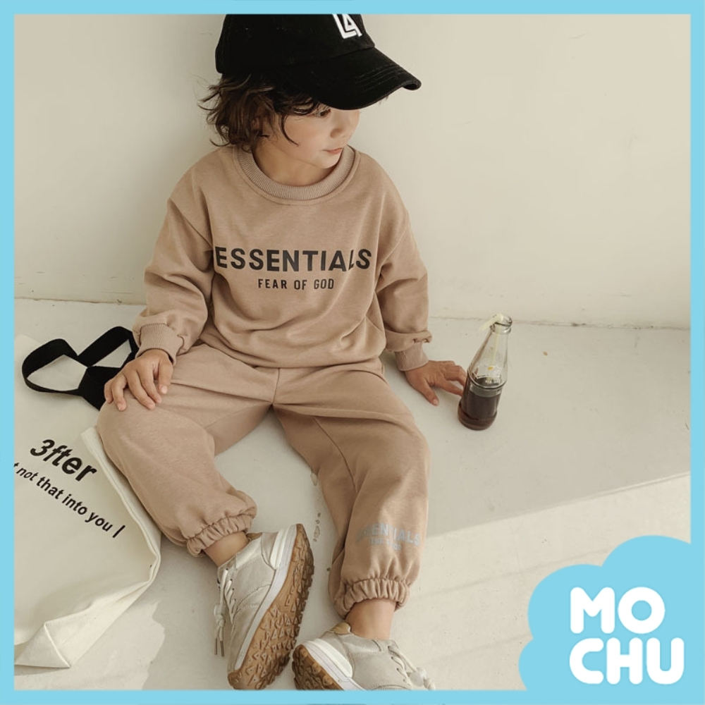 復古FOG衛衣休閒套裝(三色)