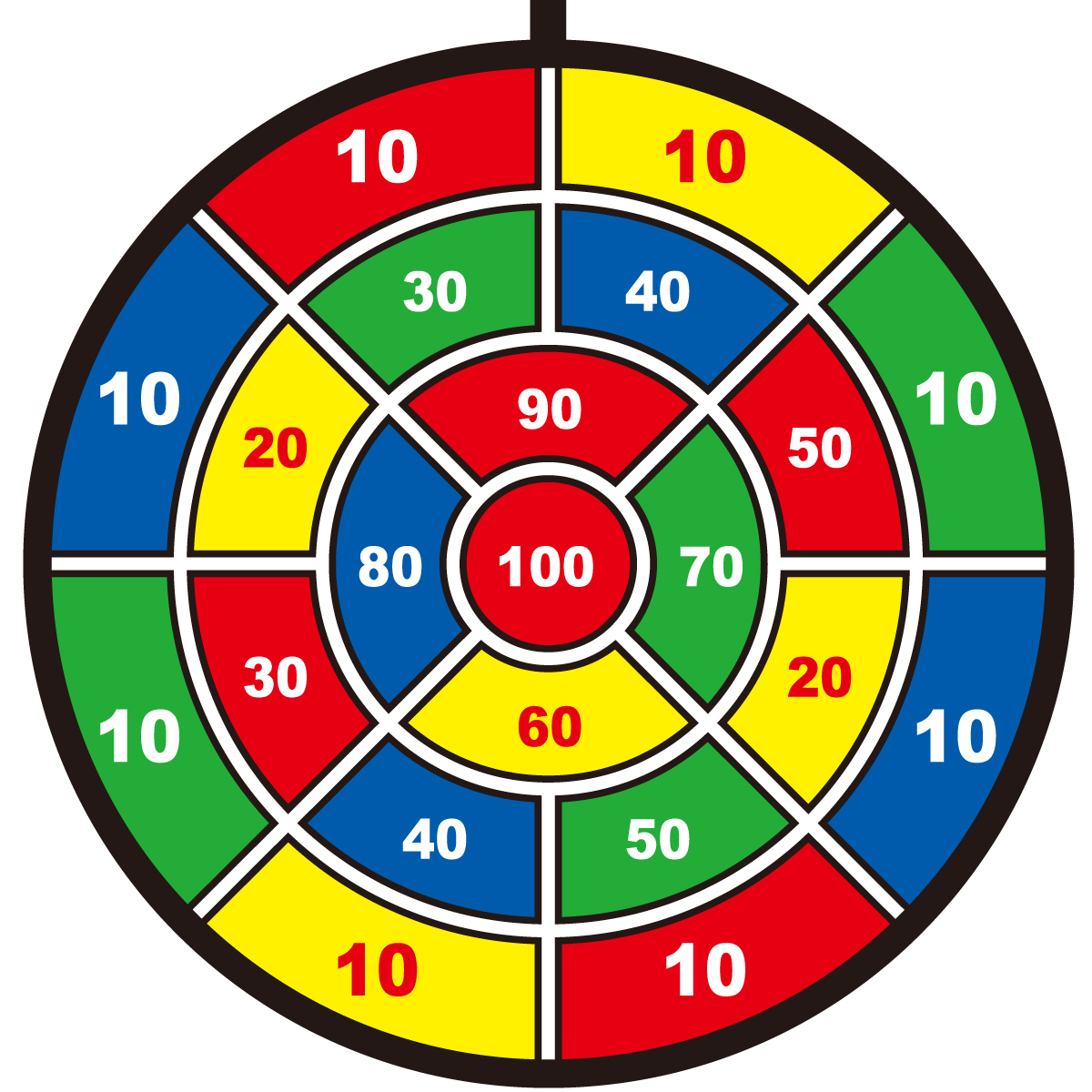 《 巨人 TROPS 》魔鬼氈安全標靶組 ( 圓靶 )