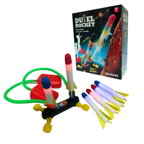 《 KIDMATE 》雙人腳踏火箭炮(附6顆子彈)