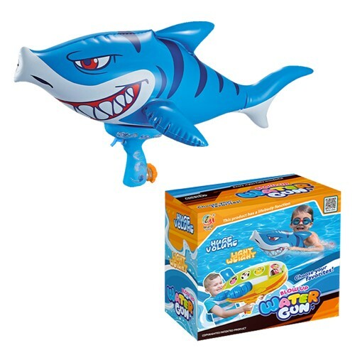 《 KIDMATE 》鯊魚充氣水槍
