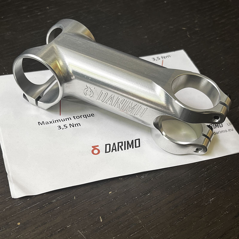 darimo ix2al ステム　6° 100mm Darimo Carbon IX2AL aluminium stem black matte