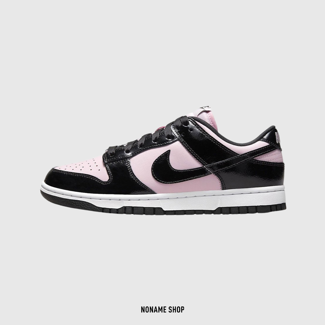 NIKE WMNS Dunk Low Black Patent Pink 漆皮 黑粉