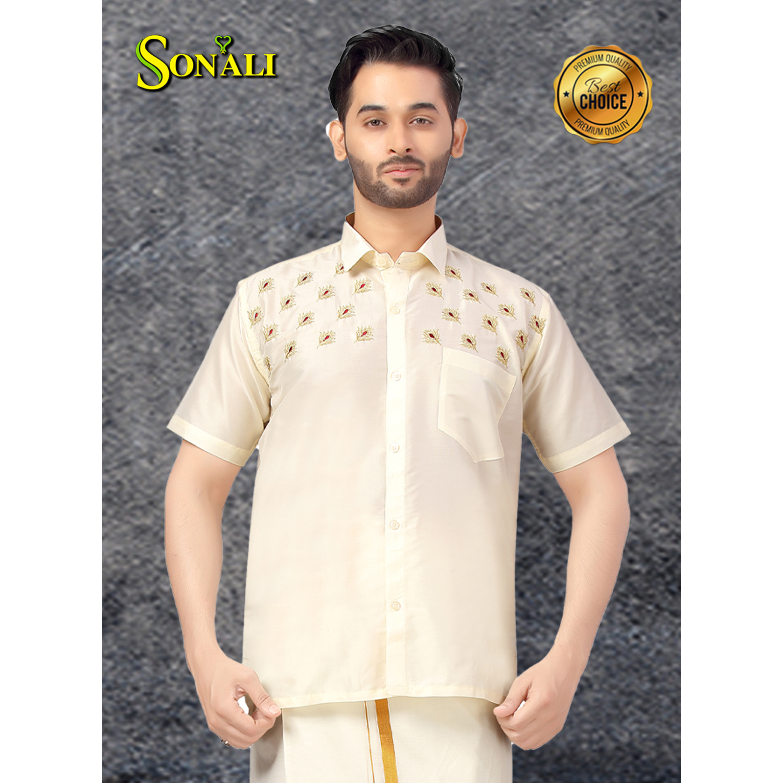 Sonali Premier Quality Father & Son Collections Men's Shirt and Boy's Shirt - Q1791D/Q1791E/Q1791F/Q1793A/Q1793B/Q1793C