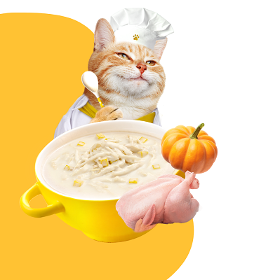 泰國Moochie 貓 濃湯系列 雞肉+南瓜 40g【原盒16包】