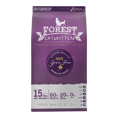 新西蘭 FOREST 無穀物天然系列 - 全貓配方 4lb / 15lb