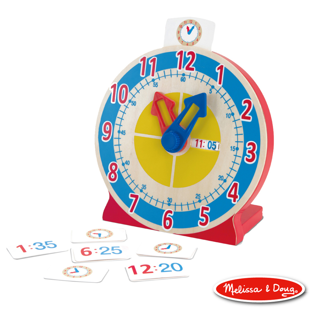 《 美國 Melissa & Doug 》 益智-學習認知時鐘