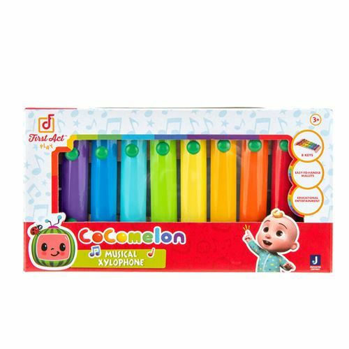 【小泰克 】Cocomelon 可可瓜彩虹鐵琴