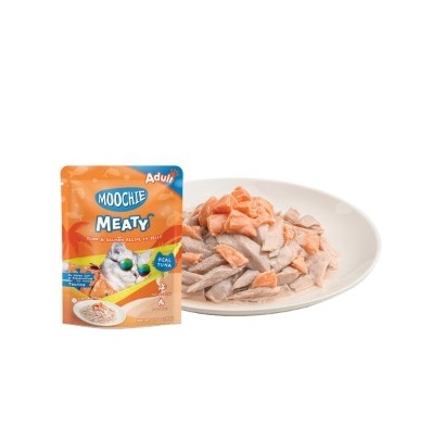 泰國Moochie 貓 Meaty系列 三文魚 70g【原盒12包】