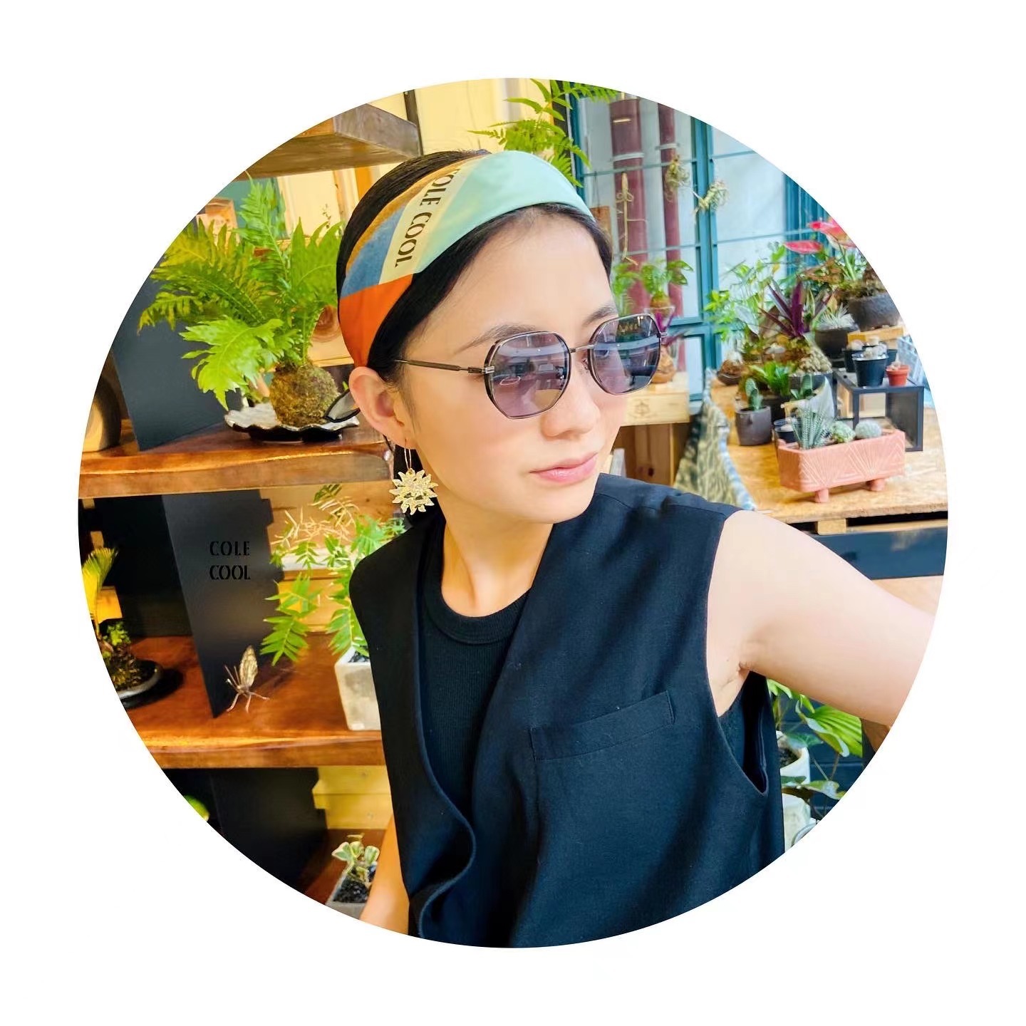 COLE COOL【新窗 - 新機會】真絲圍巾 頭巾 髪帶 獨家簡約設計 時尚配色