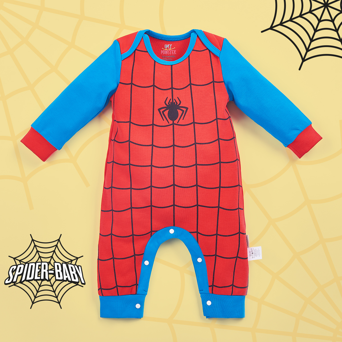 Spider Baby 長袖連身夾衣