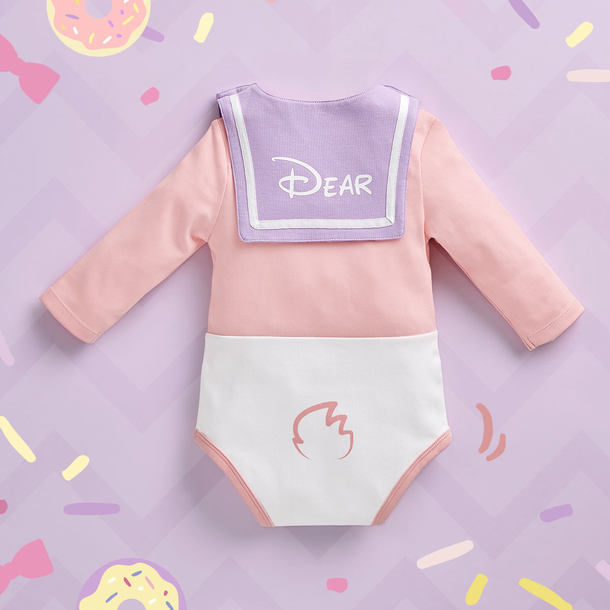 糖絲絲長袖包屁衣連口水肩套裝