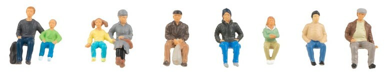 Faller 151663 HO scale Sitting people II