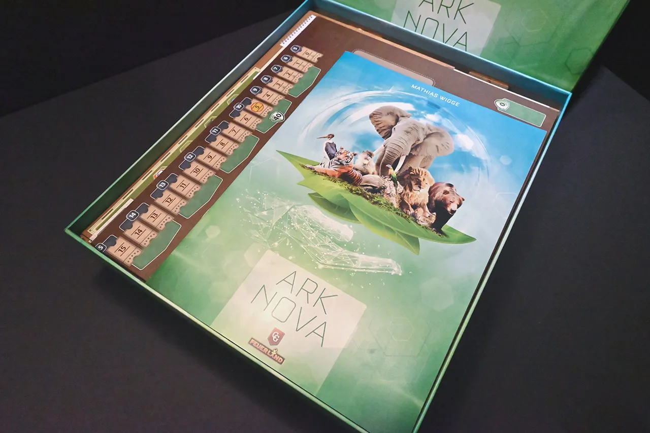 方舟動物園 Ark Nova 桌遊收納盒【免膠組裝】【烏鴉盒子】