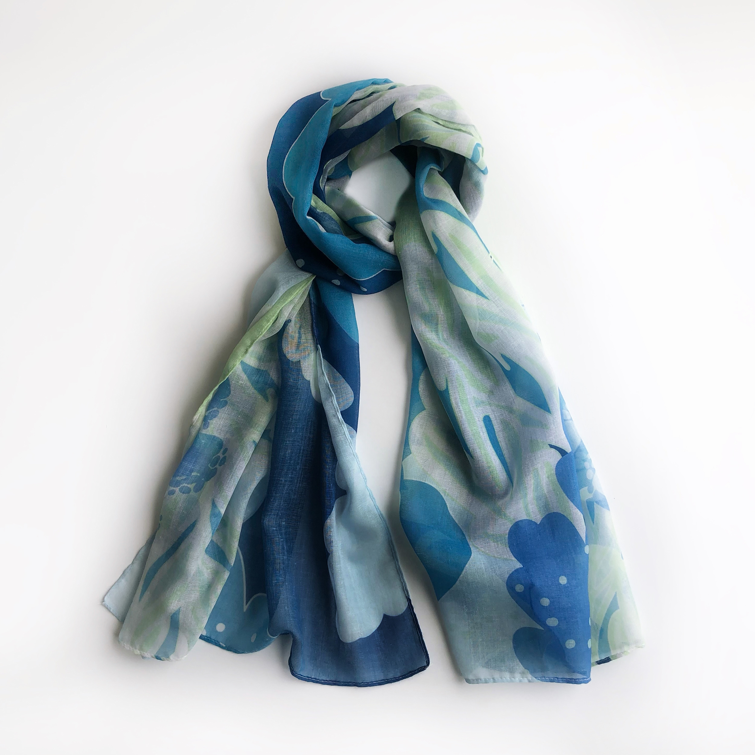 台灣 只有蕨｜蕨印飄逸圍巾2.0