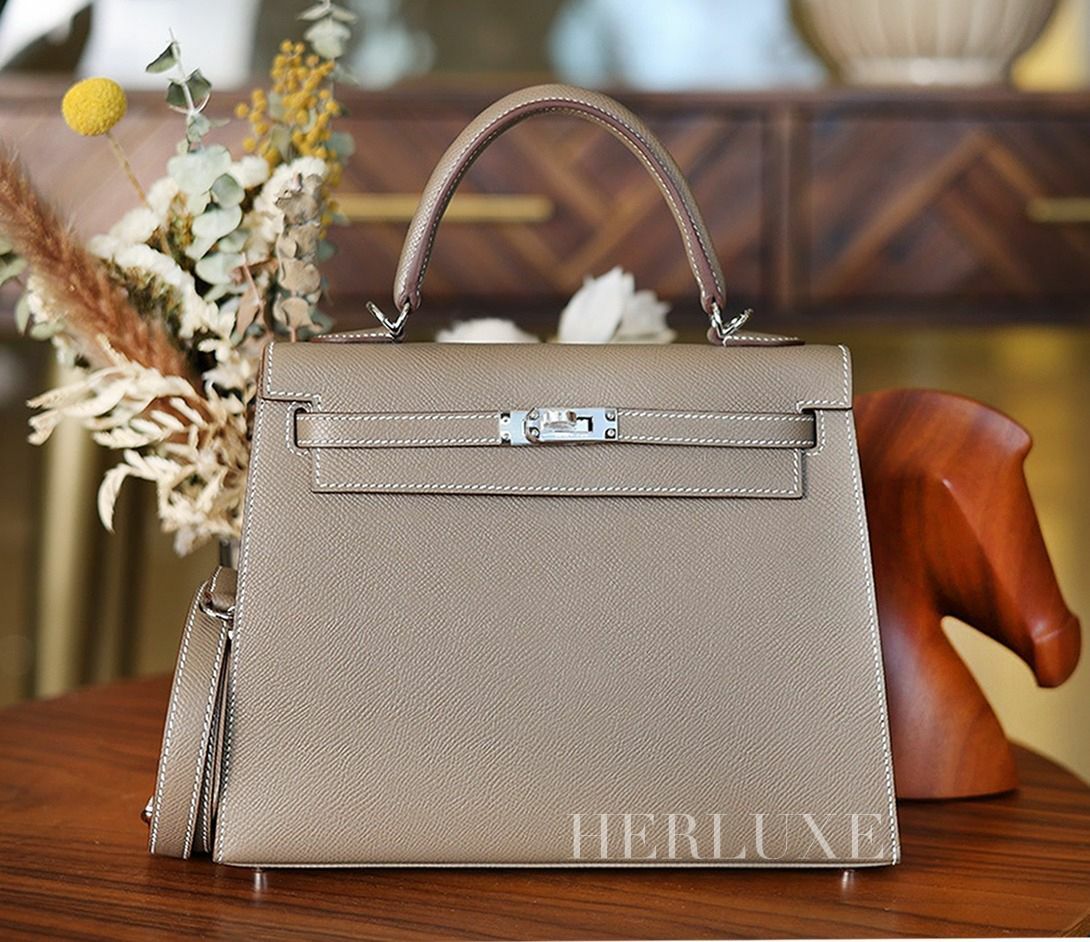 Kelly 25 18 etoupe ck epsom K