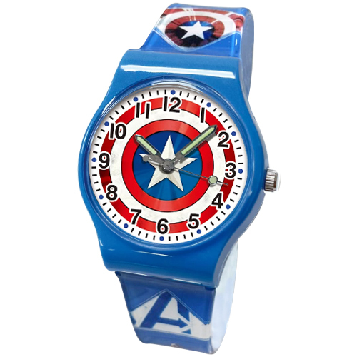 【Marvel漫威】美國隊長數位印花兒童錶 (2506)