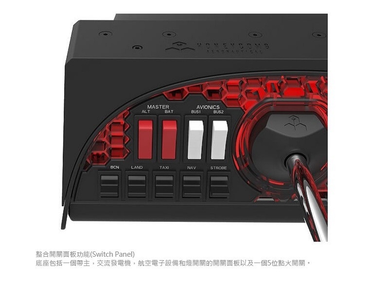 米特3C數位–蜂巢航空 Honeycomb Alpha Flight Control Yoke 飛行控制器 可支援Xbox PC
