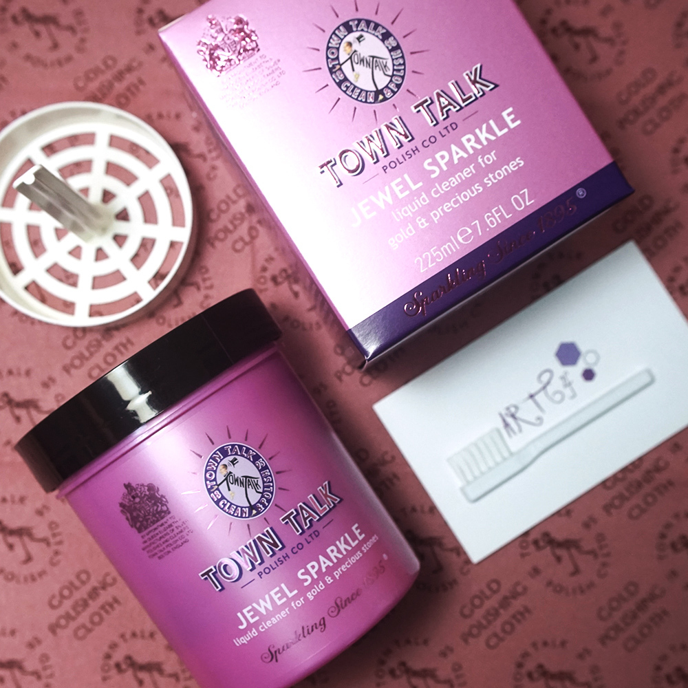 Town Talk 金器潔亮液 225ml 洗金水 黃金/白金/K金專用 金飾深層清潔 英國進口