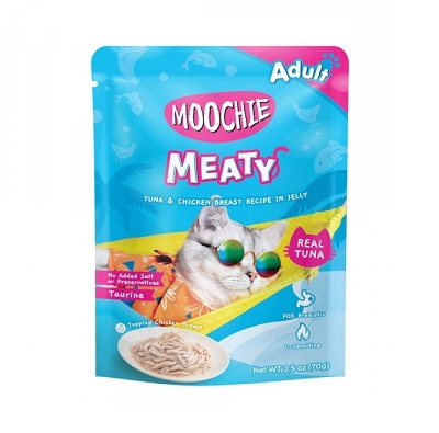 泰國Moochie 貓 Meaty系列 雞胸 70g【原盒12包】