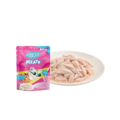 泰國Moochie 貓 Meaty系列 吞拿魚 洋甘菊 70g【原盒12包】