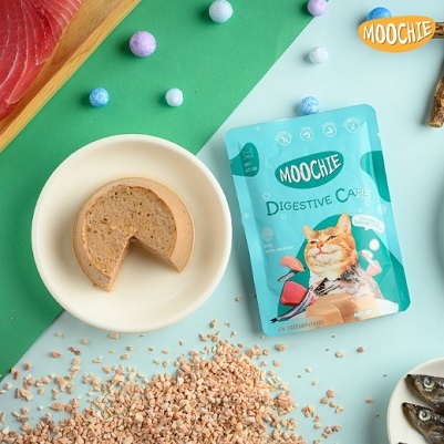 泰國Moochie 貓 海鮮系列 鯷魚濕糧(腸道健康) 70g【原盒12包】